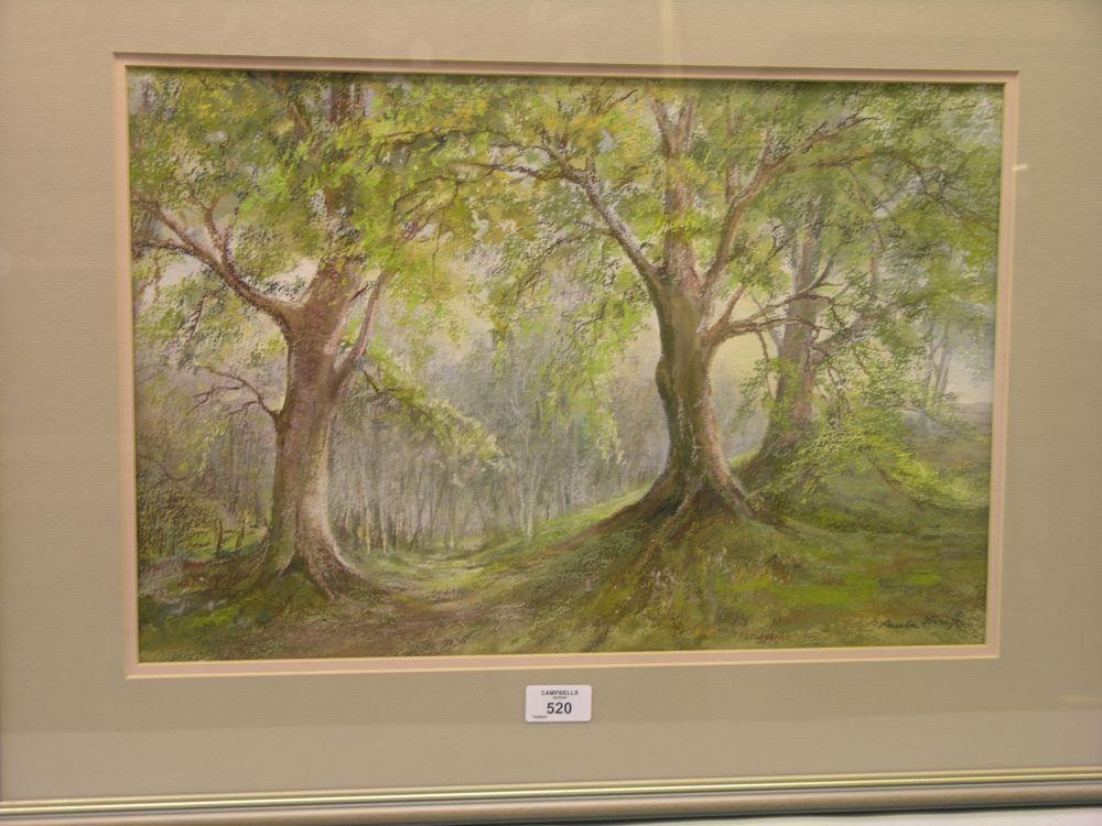 Appraisal: Paula Thrift - watercolour entitled 'Through the Beeches Arundel' signed