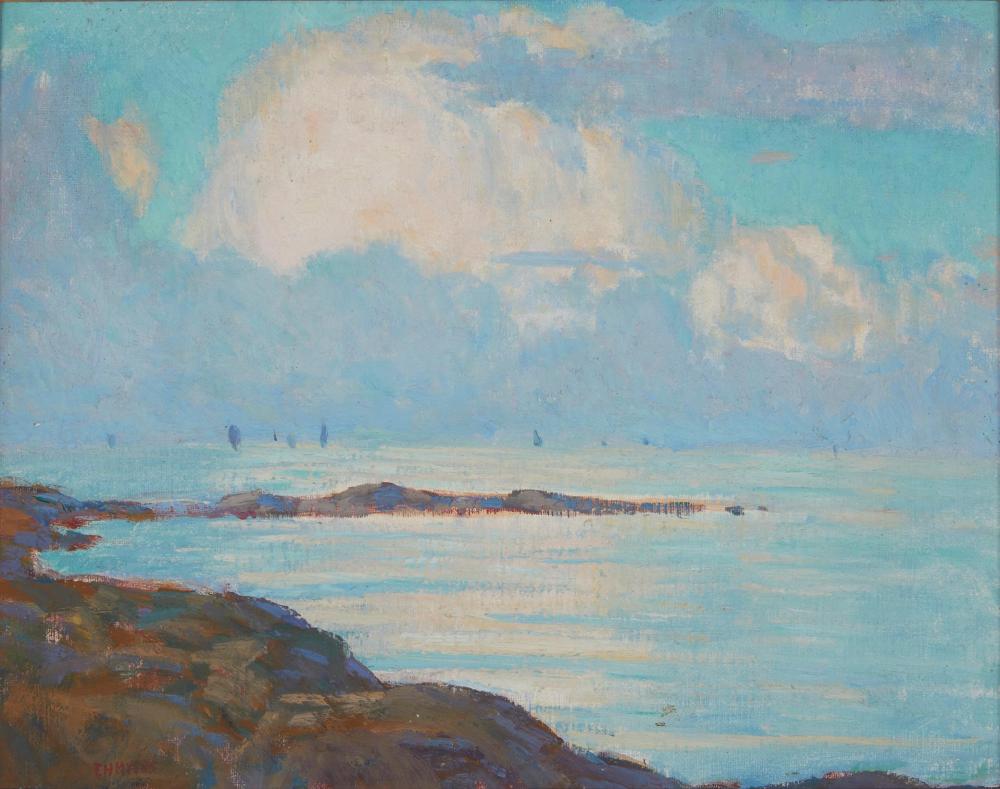 Appraisal: Frank Harmon Myers - Pacific Grove CA A Quiet Sea