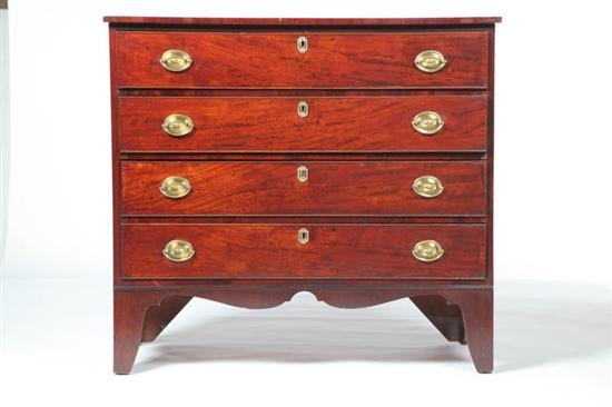 Appraisal: FEDERAL CHEST OF DRAWERS New England early th century maple