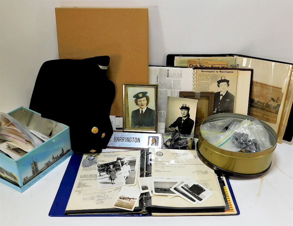 Appraisal: United States Navy Female Officers Archive United States - Lot