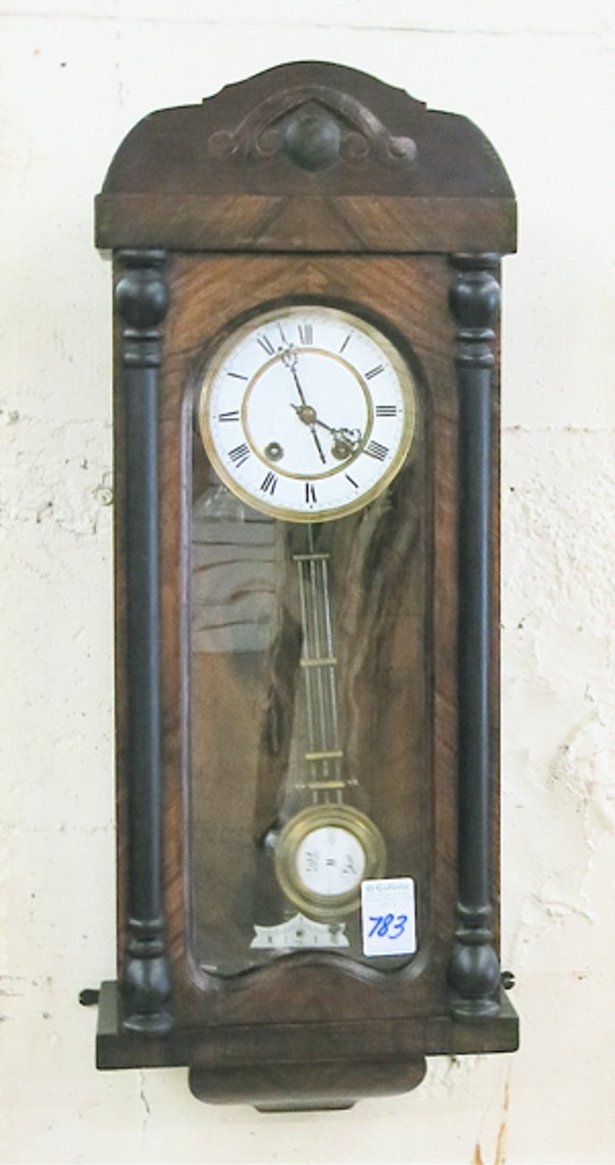 Appraisal: GERMAN R A WALL CLOCK Lenzkirch Clock Co Black Forest