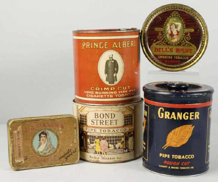 Appraisal: Lot of Tobacco Tins Description Includes one La Palina with