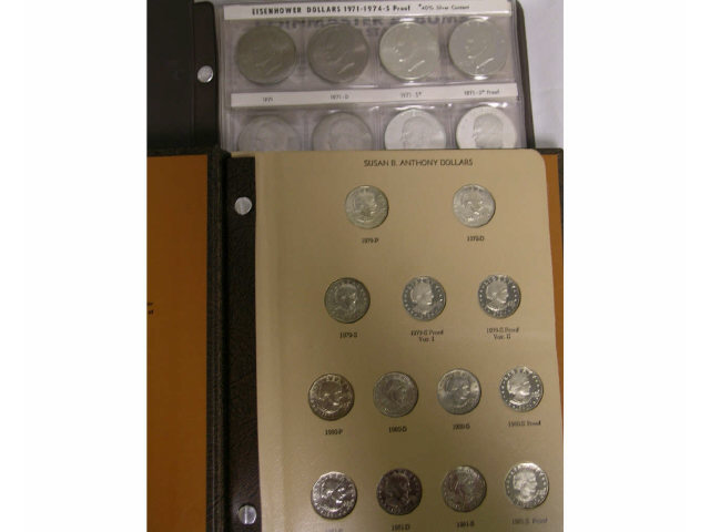 Appraisal: Collection of Eisenhower dollars - -S and -S- in Coinmaster