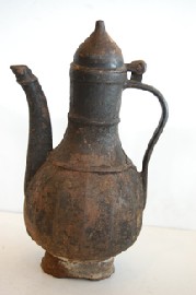 Appraisal: TH CENUTRY RUSSIAN CAST IRON COFFEE POT