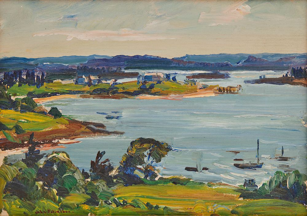 Appraisal: JOHN FULTON FOLINSBEE American - Harbor View oil on board