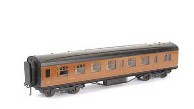 Appraisal: Exley K LNER all rd Side Corridor Brake End Coach