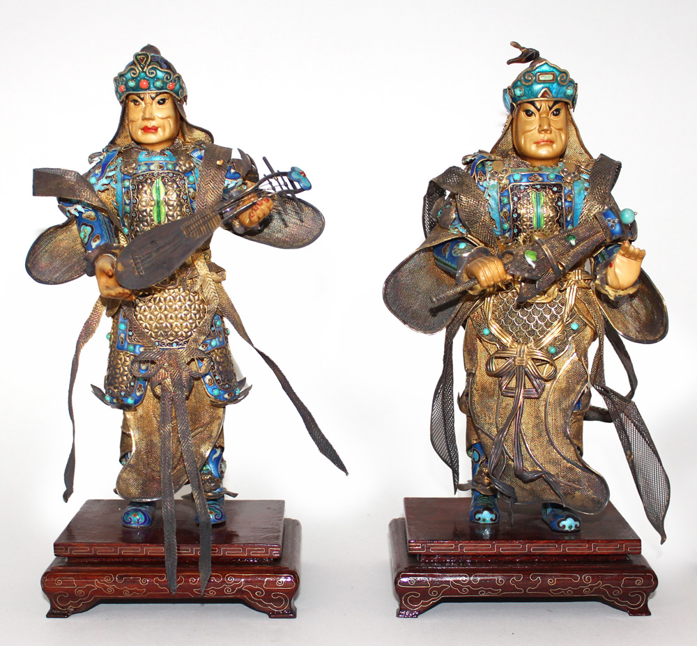 Appraisal: ANATOLIAN DANCER DOLLS KUBLAI KAHN'S ENTOURAGE Purchased in Istanbul of