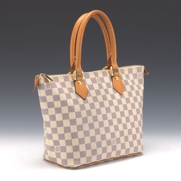 Appraisal: LOUIS VUITTON DAMIER AZUR SALEYA PM TOTE BAG x x