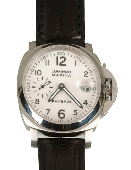 Appraisal: Panerai Luminor Marina a gentleman's stainless steel wrist watch ref