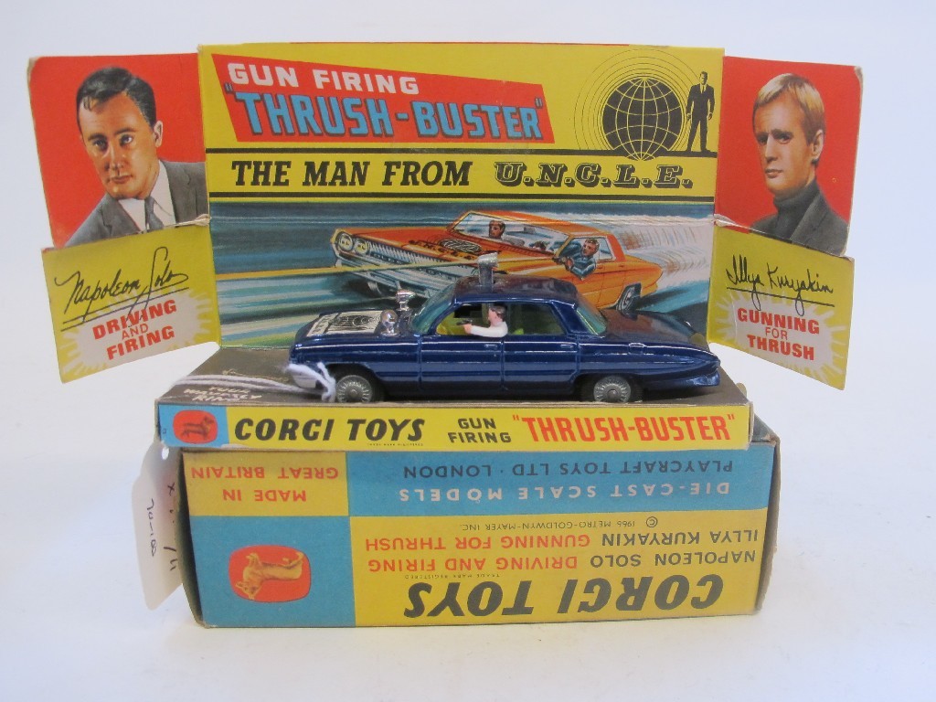 Appraisal: A boxed Corgi 'Man From Uncle Gunfiring Thrust Buster no