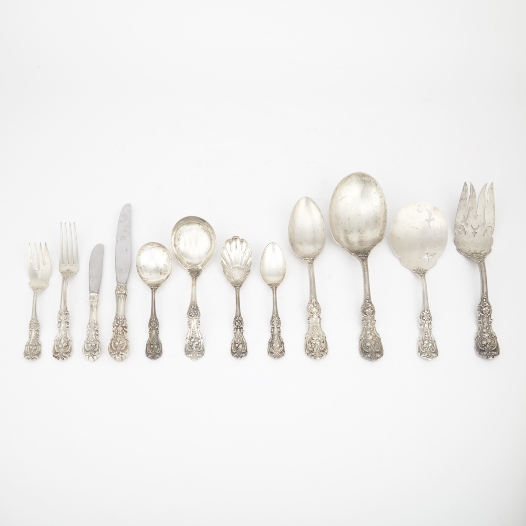 Appraisal: Reed Barton Sterling Silver Flatware Service In the Francis st