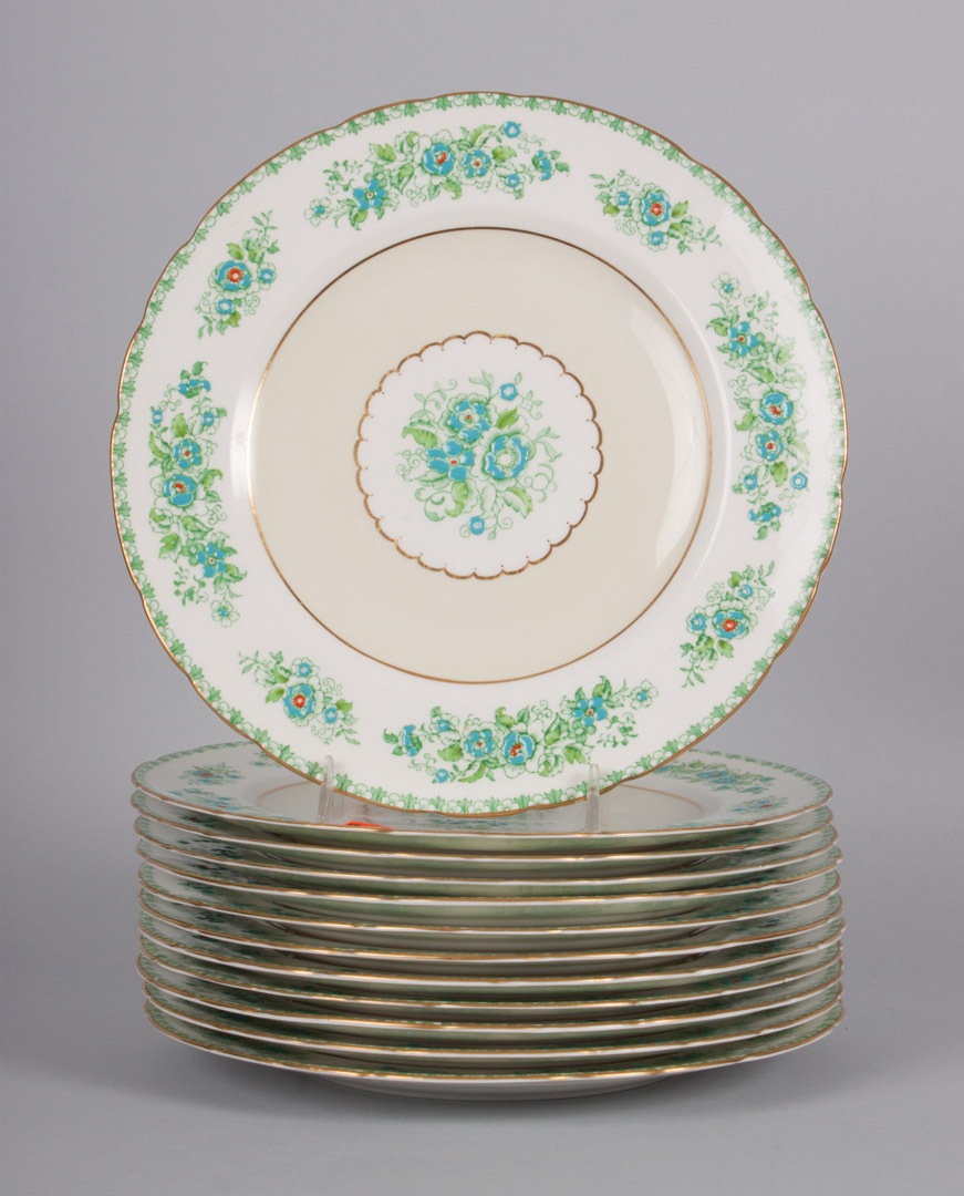 Appraisal: Royal Crown Derby china luncheon plates retailed by Tiffany Co