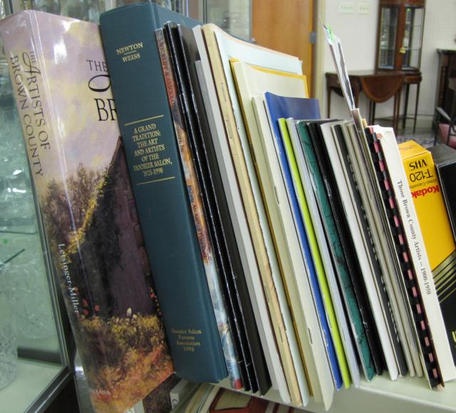 Appraisal: One lot of Indiana Art reference books including 'Artists of