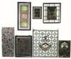 Appraisal: LEADED GLASS WINDOWS - Lot of early assorted leaded glass