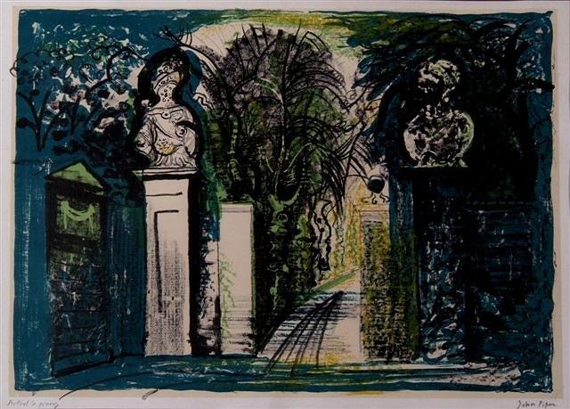 Appraisal: JOHN PIPER - - 'Petworth Park Gate Sussex' screen print