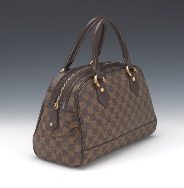 Appraisal: LOUIS VUITTON DAMIER EBENE DUOMO x x Damier Ebene canvas