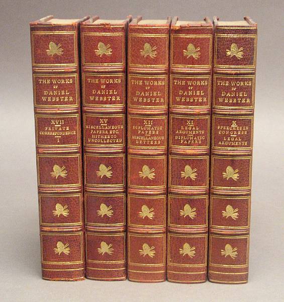 Appraisal: WEBSTER DANIEL The Writings and Speeches of Daniel Webster Boston