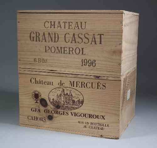 Appraisal: A case of six bottles of Chateau Grand Cassat Pomerol