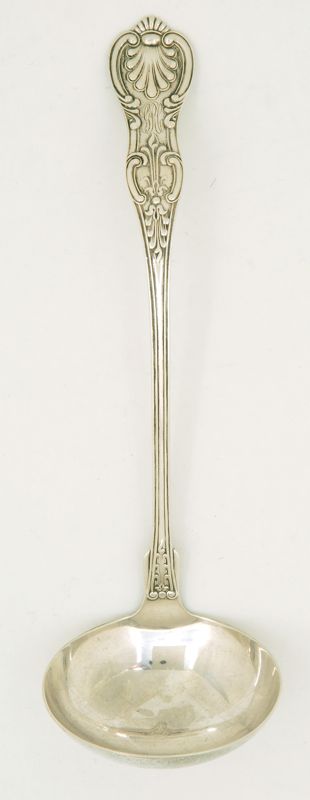 Appraisal: GORHAM STERLING SILVER SOUP LADLE In the Kings III pattern