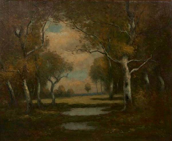 Appraisal: Max Weyl American - Wooded Landscape signed 'Max Weyl' lower