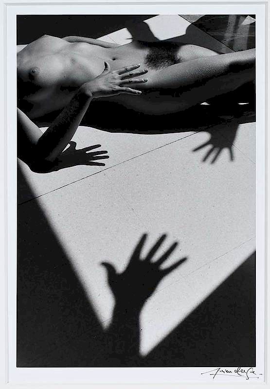 Appraisal: Lucien Clergue French - Nu Espagnol Tarazona signed recto lower