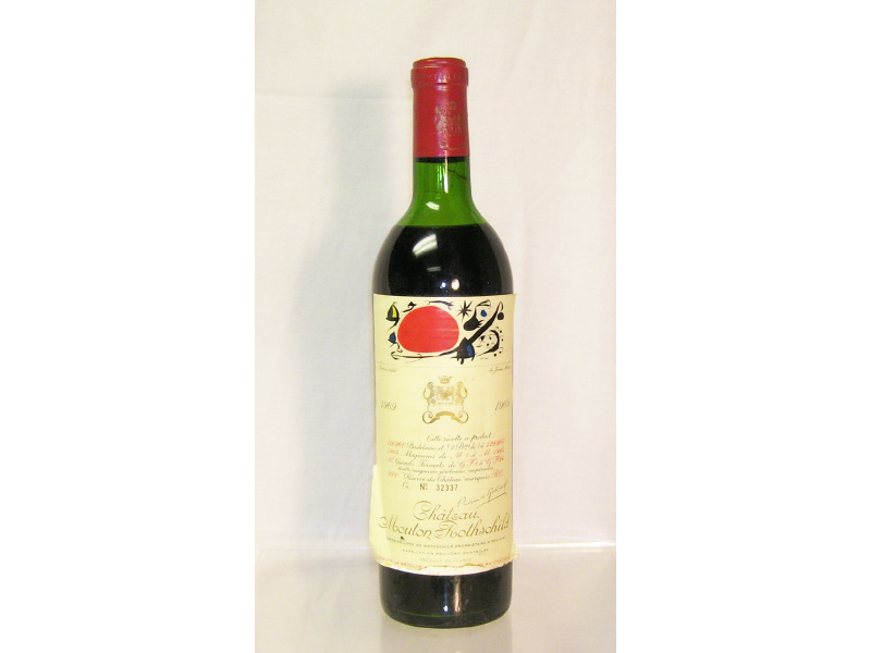 Appraisal: Chateau Mouton Rothschild Vintage No - ml bottle High- shoulder