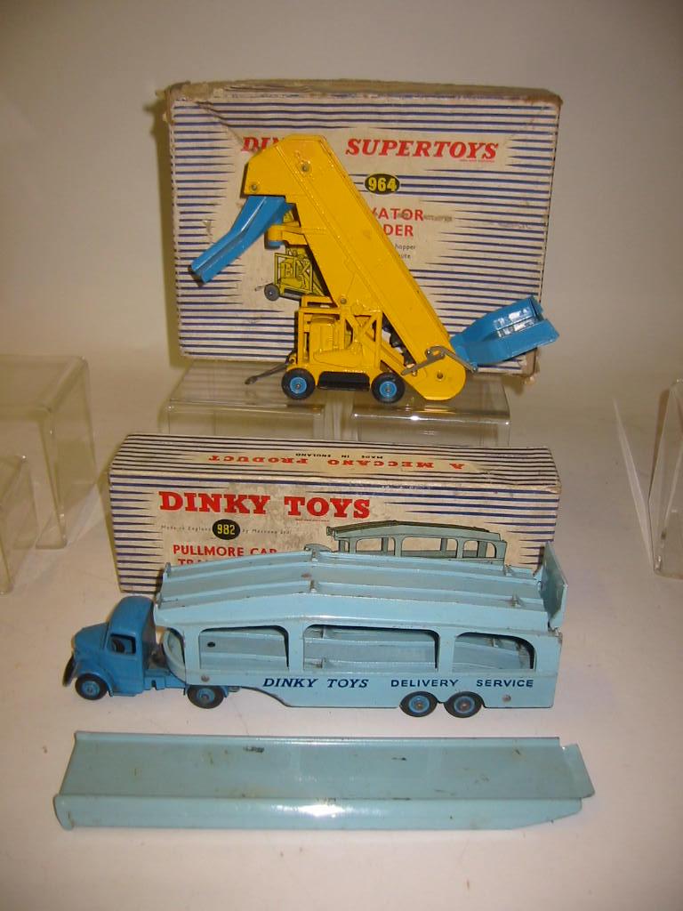 Appraisal: Pullmore Car Transport and ramp and Elevator Loader boxes AF