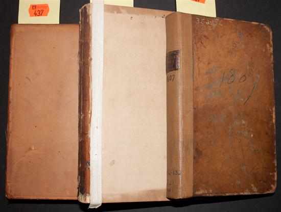 Appraisal: Baltimore City Ordinances Three bound volumes Ordinances of the Corporation