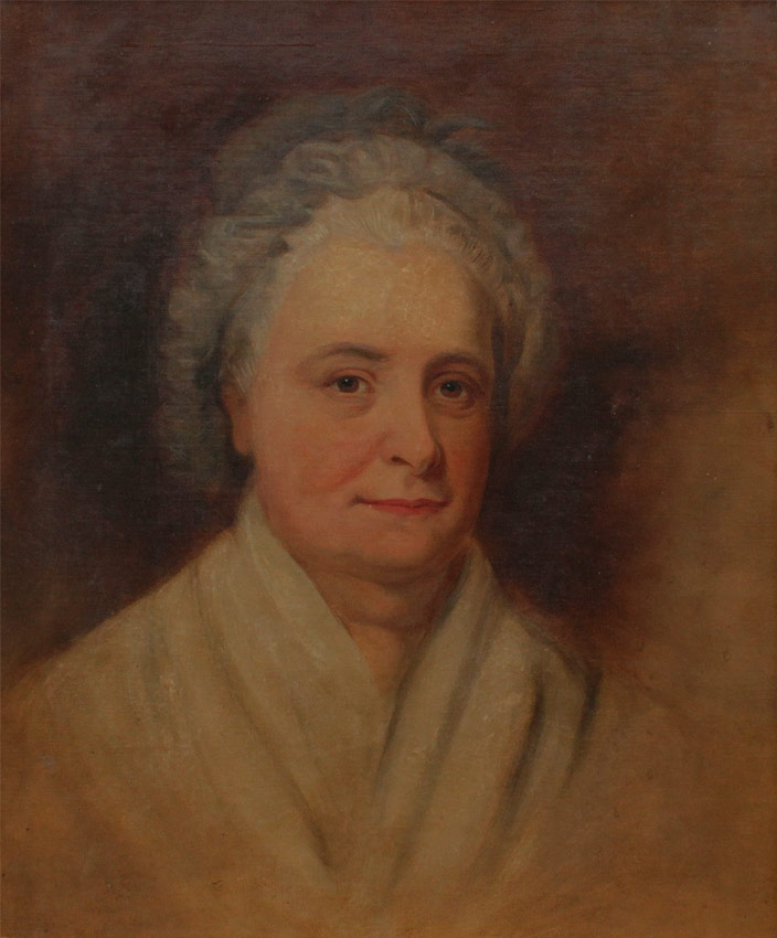 Appraisal: HOLMES Georgiana Klingle American - Portrait of Martha Washington after