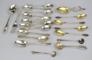 Appraisal: A set of ten silver coffee spoons William Suckling Birmingham