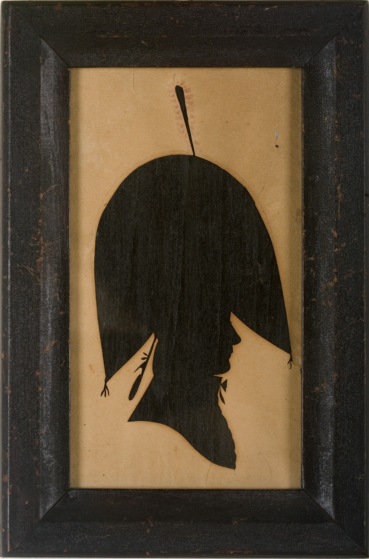 Appraisal: SILHOUETTE OF COLONEL EPHRAIM WHEELER OF THE CONTINENTAL ARMY Hollow