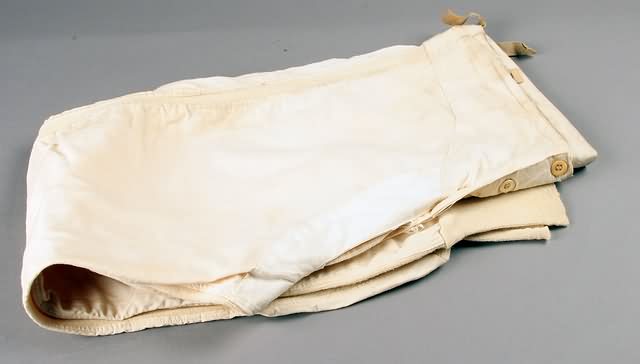 Appraisal: pair WWI long cotton underwear contract date