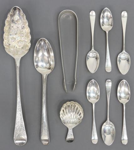 Appraisal: lot of English sterling silver flatware including demitasse spoons Hester