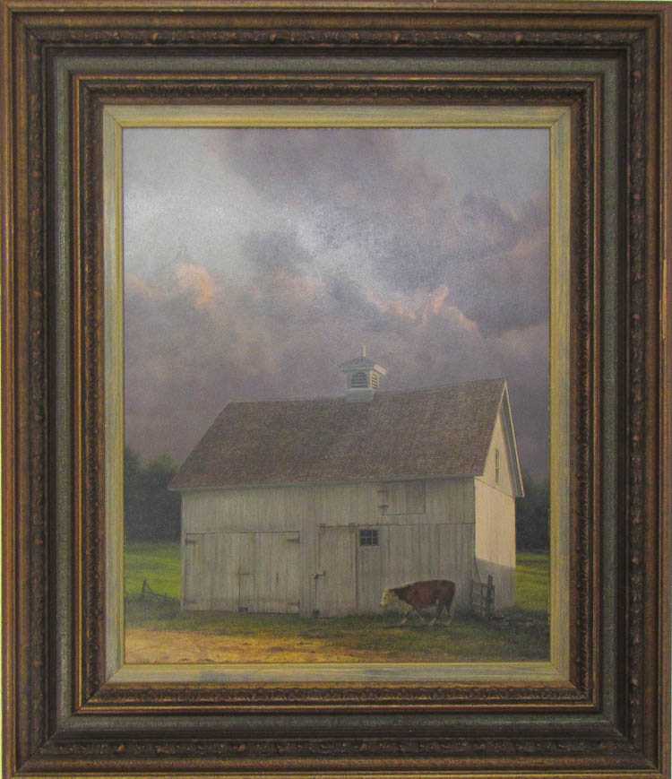 Appraisal: PAUL LIPP OIL ON BOARD Connecticut b Barn scene with