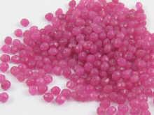 Appraisal: A quantity of faceted and drilled ruby beads weight approx