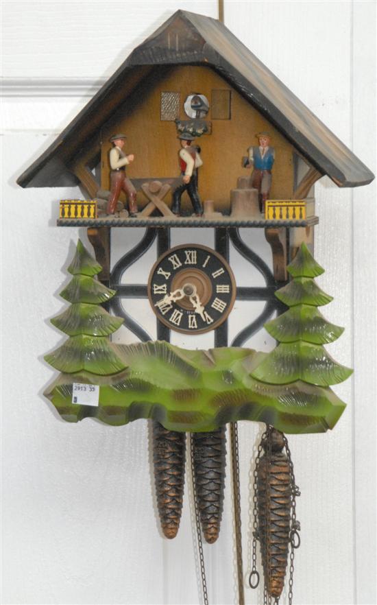 Appraisal: TWO CUCKOO CLOCKS