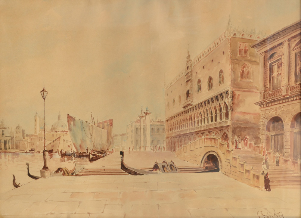 Appraisal: PRITCHARD G Thompson New Zealand - Near St Marks Square