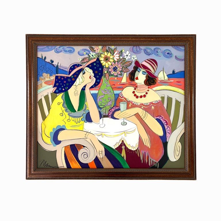 Appraisal: Original Isaac Maimon Oil on Canvas Original Isaac Maimon Oil