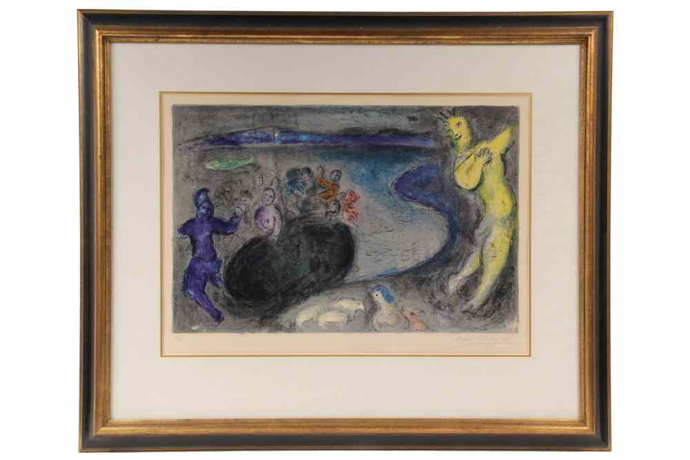 Appraisal: COLOR LITHO - 'Captain Bryaxis's Dream' by Marc Chagall NY