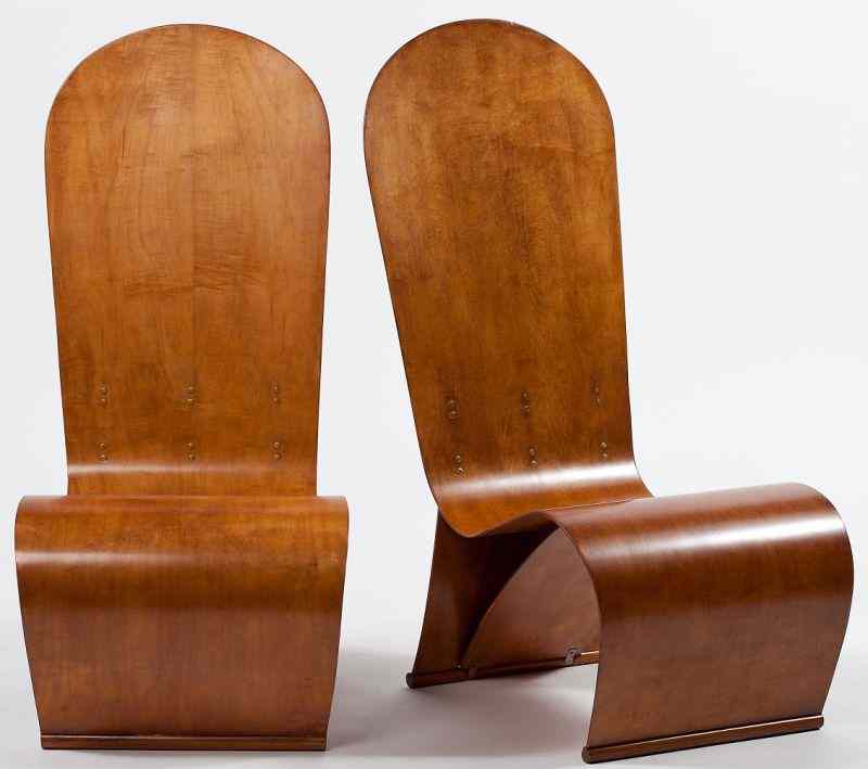 Appraisal: Herbert von Thaden Am - Lounge ChairsThaden Jordan Furniture Corporation