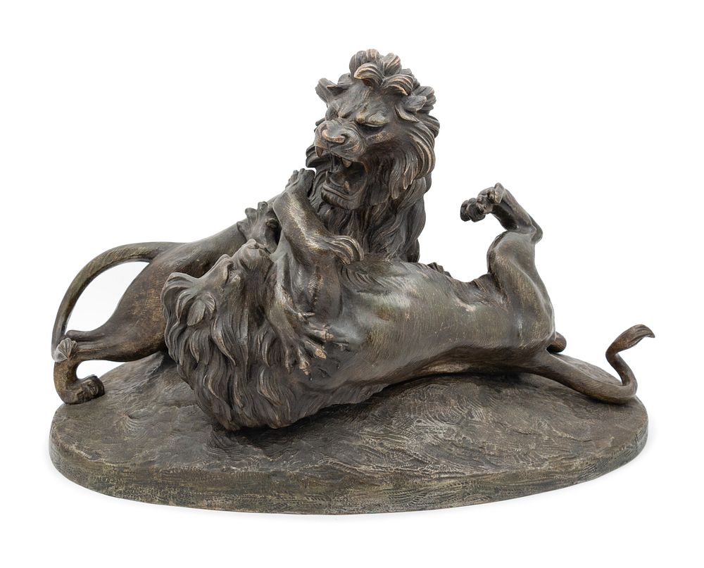 Appraisal: Robert Bousquet French - Robert Bousquet French - Deux Lions