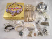 Appraisal: A mixed lot comprising a large quantity of white metal