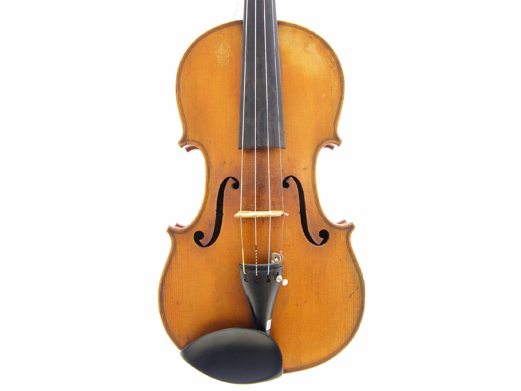 Appraisal: French violin by Emile Mennesson labelled E M Ste Cecile