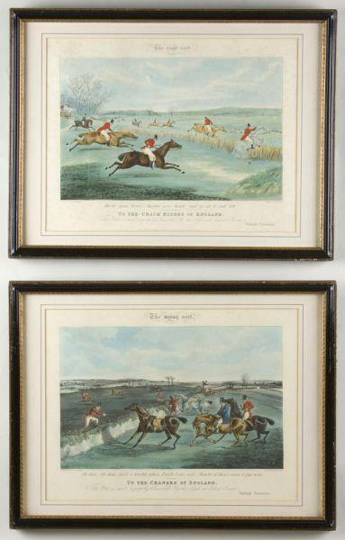 Appraisal: Two English Prints After Henry Alken th c handcolored aquatints