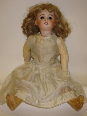 Appraisal: An S F B J bisque head girl doll with