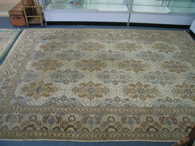 Appraisal: Tabriz Persian Handmade Room Size Rug floral sprays with soft