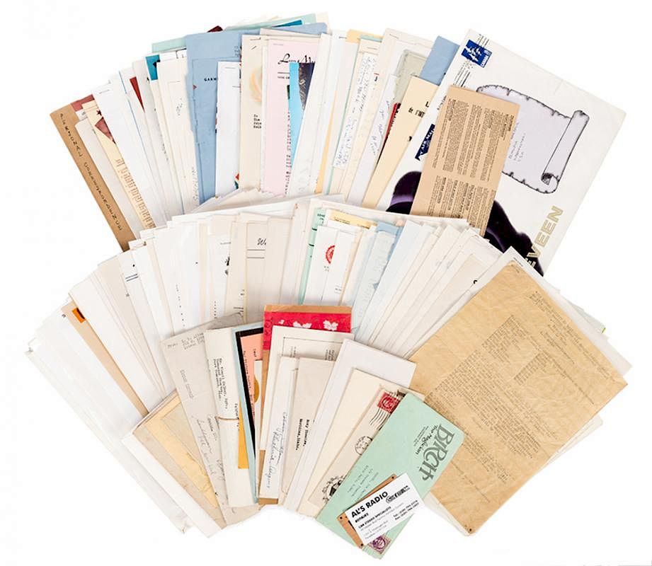 Appraisal: Large File of Business and Personal Correspondence to Virgil and