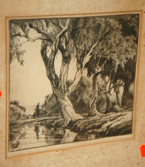 Appraisal: F WARNER GREY GUMS ETCHING