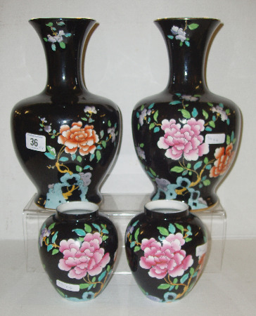 Appraisal: Pair Of Large Wood And Sons Vases Height Cm And