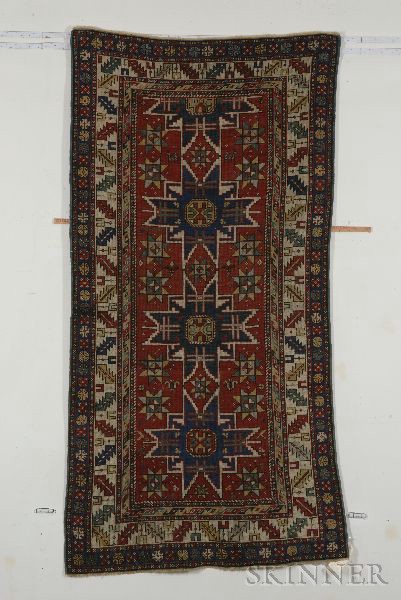 Appraisal: Kuba Rug Northeast Caucasus last quarter th century even wear